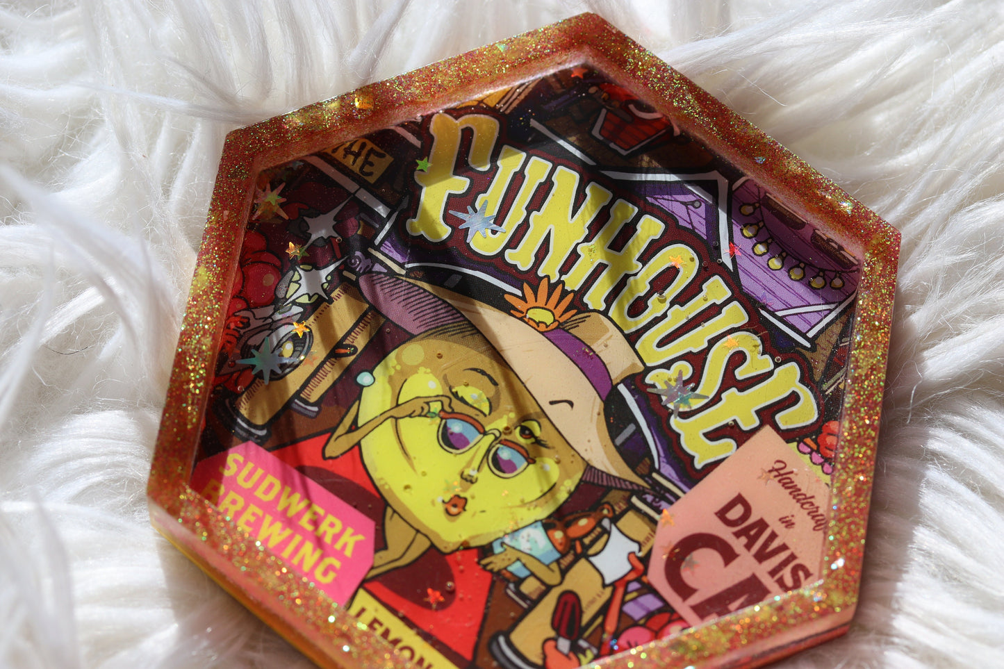 Sudwerk - Funhouse - Raspberry Lemonade - Beer Can Coaster