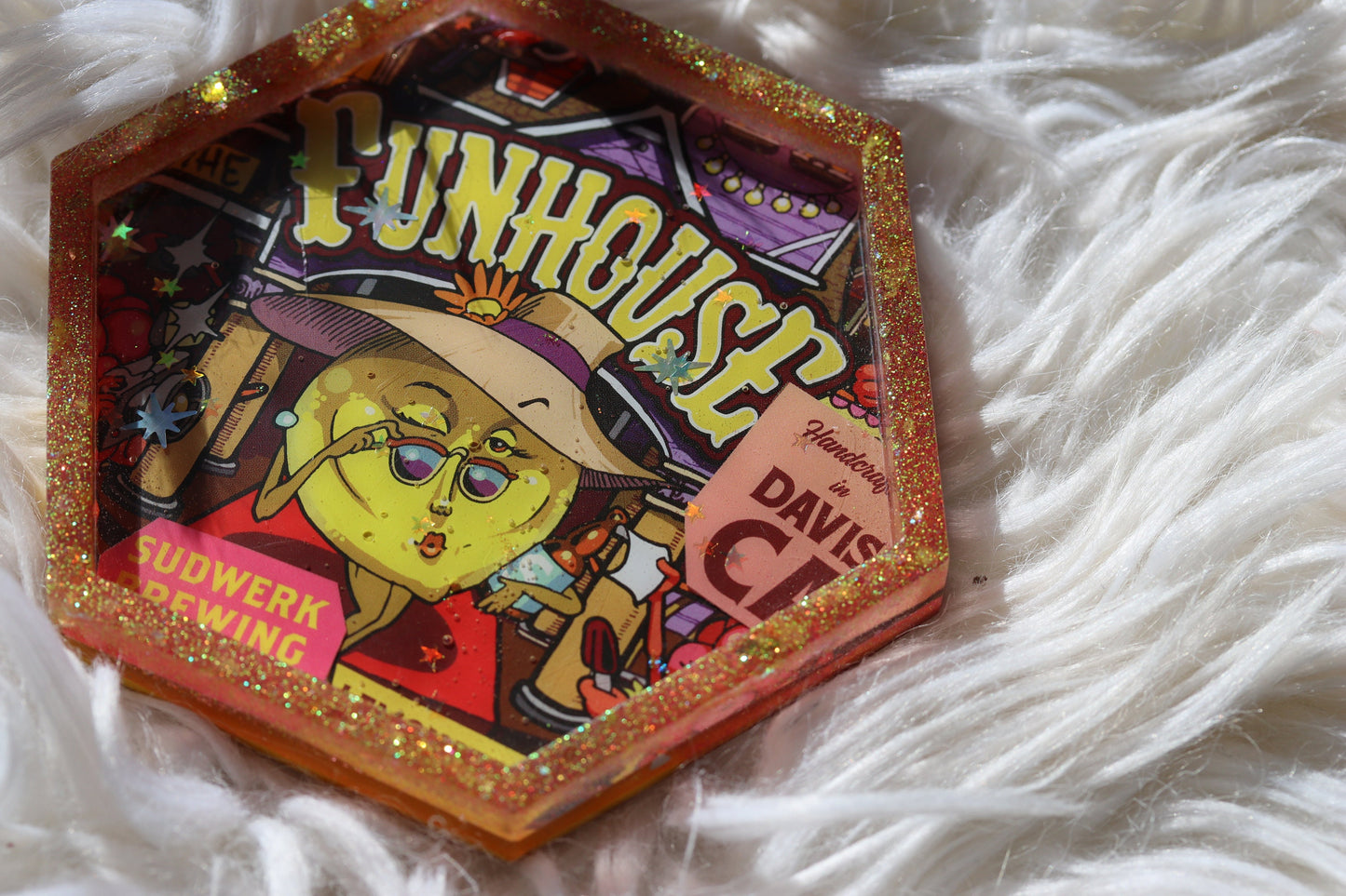 Sudwerk - Funhouse - Raspberry Lemonade - Beer Can Coaster