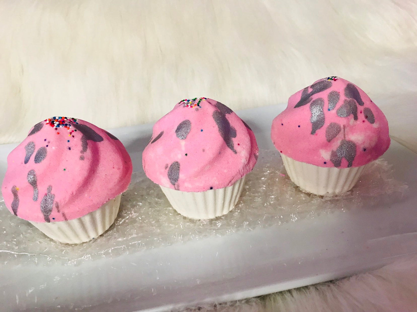 Blissful Berry Cupcake Bath Bomb