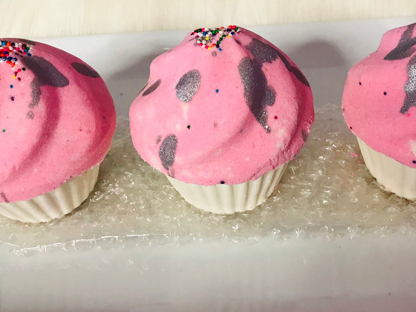 Blissful Berry Cupcake Bath Bomb