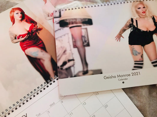 2025 Geisha Monroe Wall Calendar