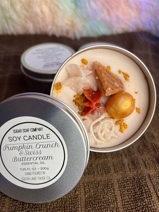 Pumpkin Crunch & Swiss Buttercream - Soy Candle