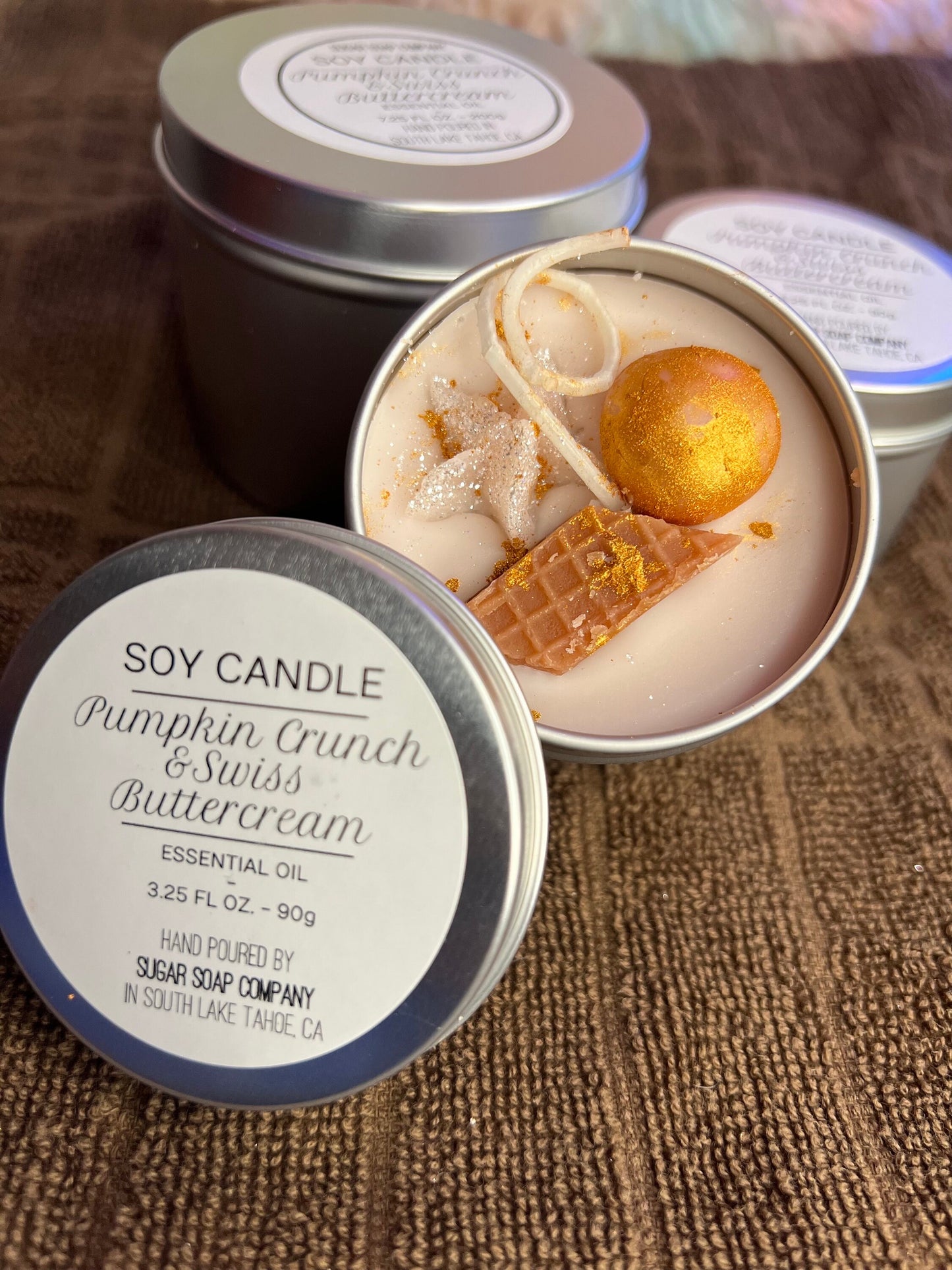 Pumpkin Crunch & Swiss Buttercream - Soy Candle