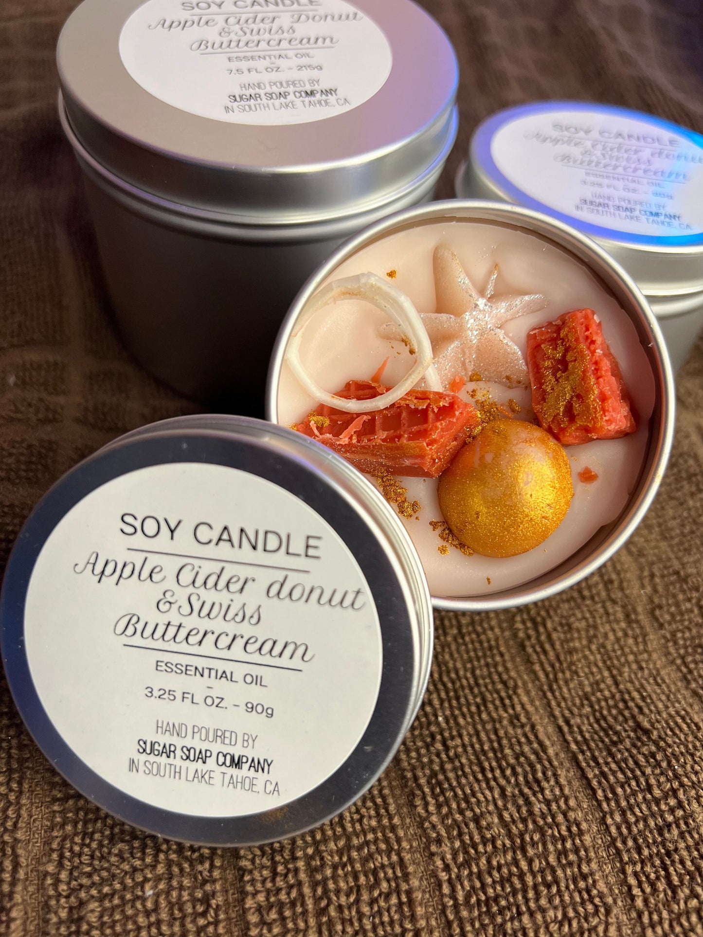 Apple Cider Donut & Swiss Buttercream - Soy Candle