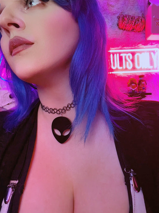 I Want to Believe - Alien - Tattoo Choker